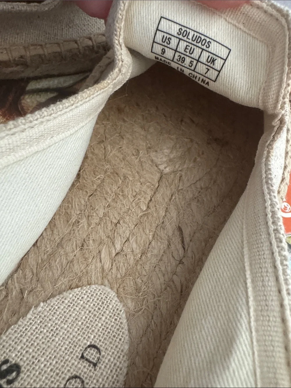 Soludos x Rosewood Mayakora Espadrilles with Blue Embroidery size 9